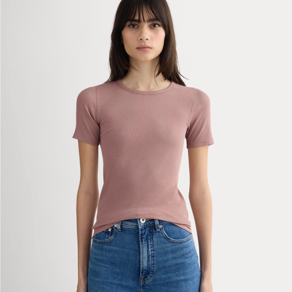 Everlane Luxe Rib Tee